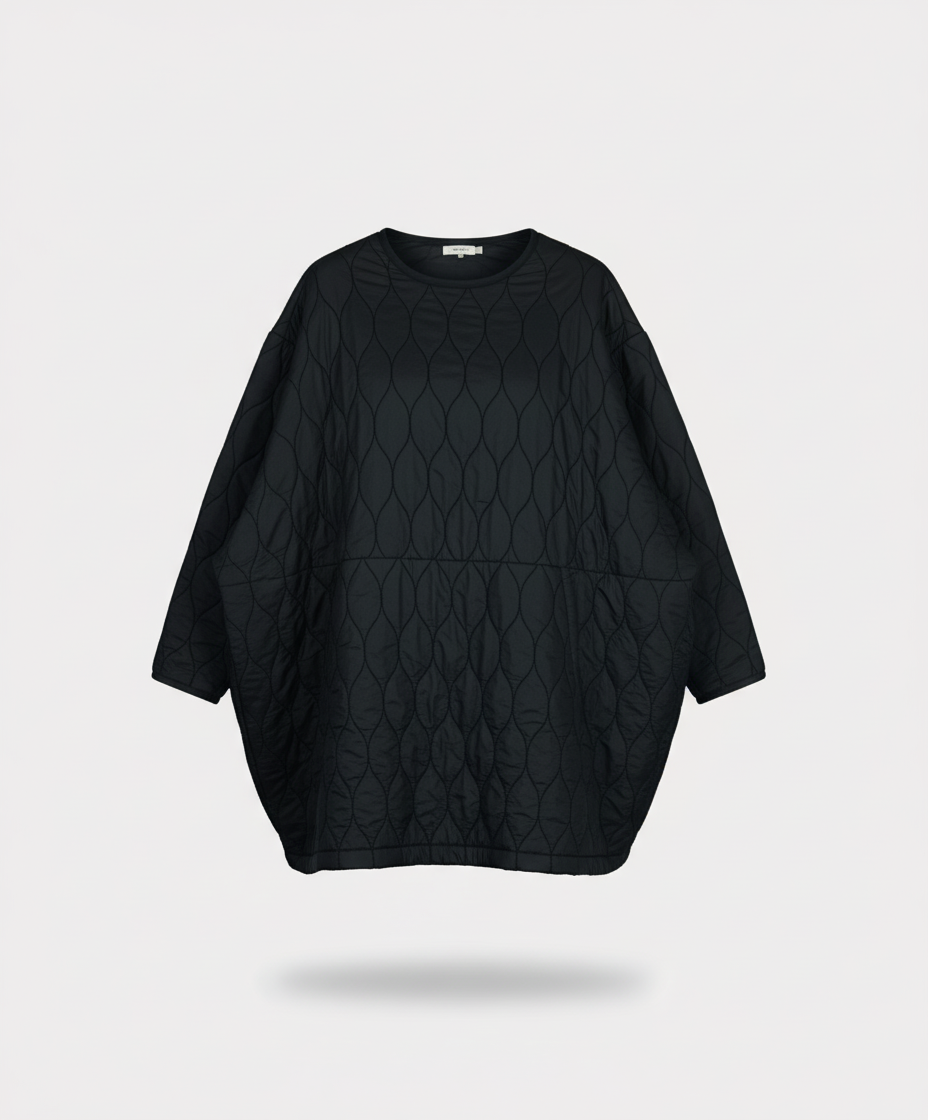 UJOH Wave Quilted Liner Jacket F Gray