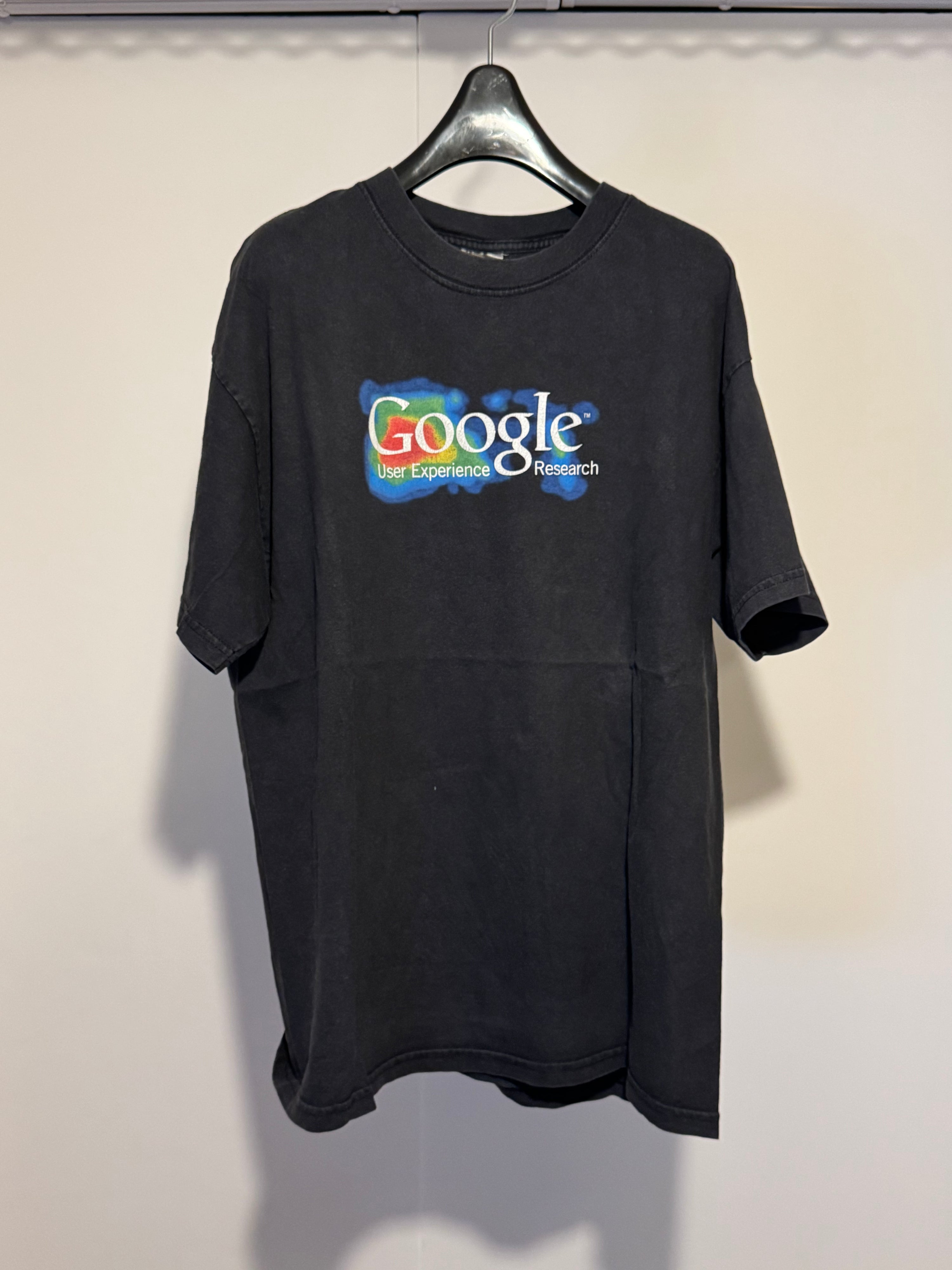 Other Vintage Google User Experience Research Graphic T-shirt L Charcoal Black
