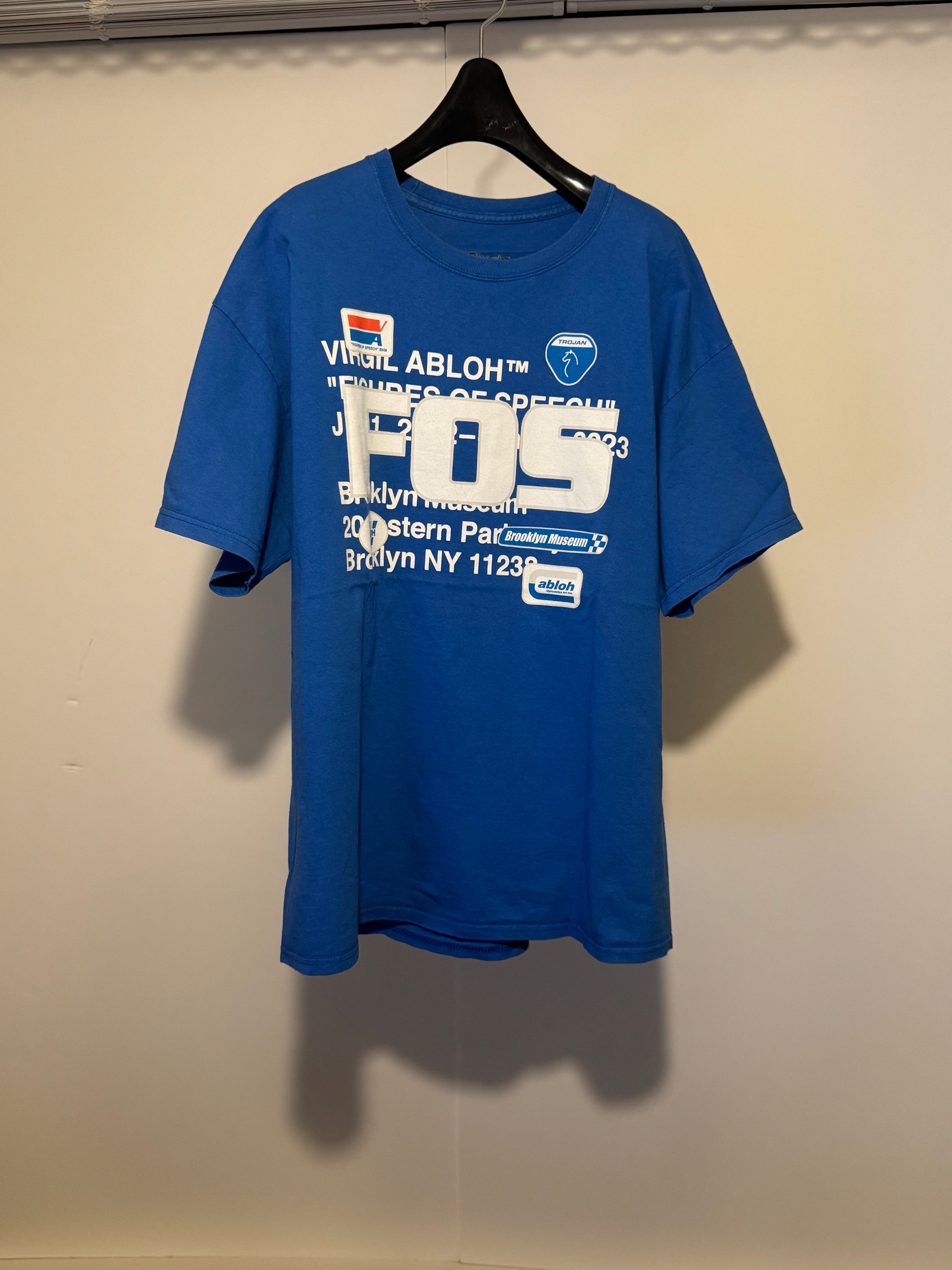 VIGIL ABLOH Figures of Speech T-Shirt XL Royal Blue