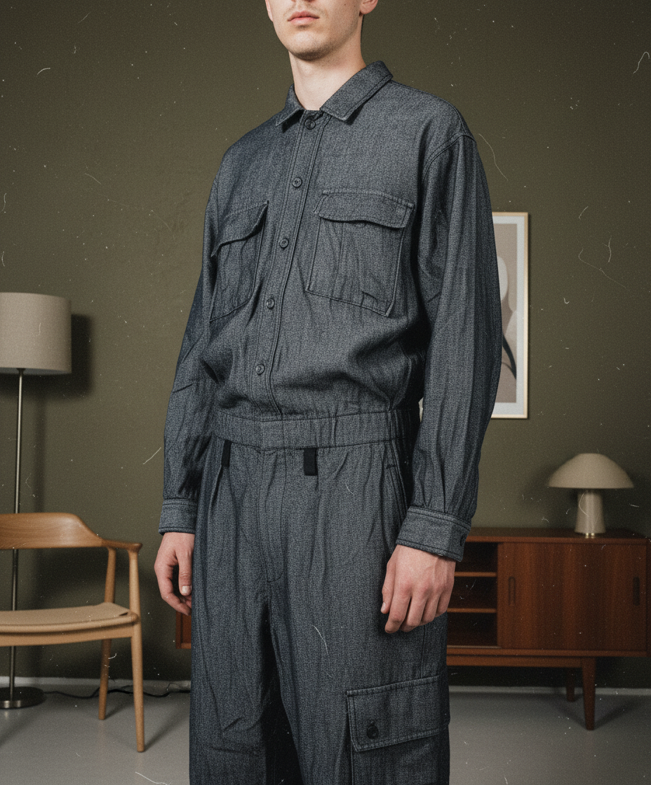 MIOSMOKEY Cargo Pocket Setup F Charcoal Gray