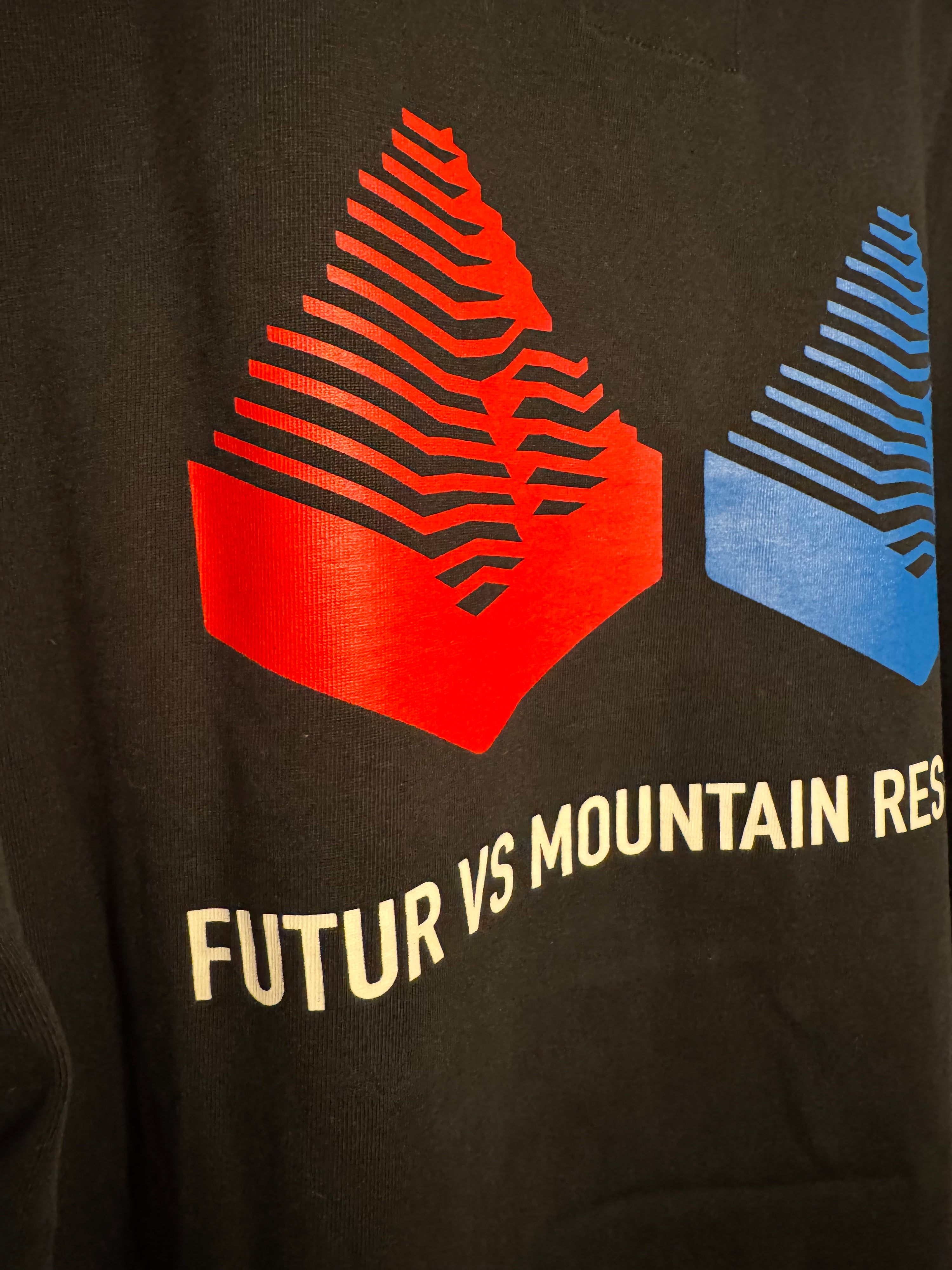 FUTUR Panelled T-shirt L Black