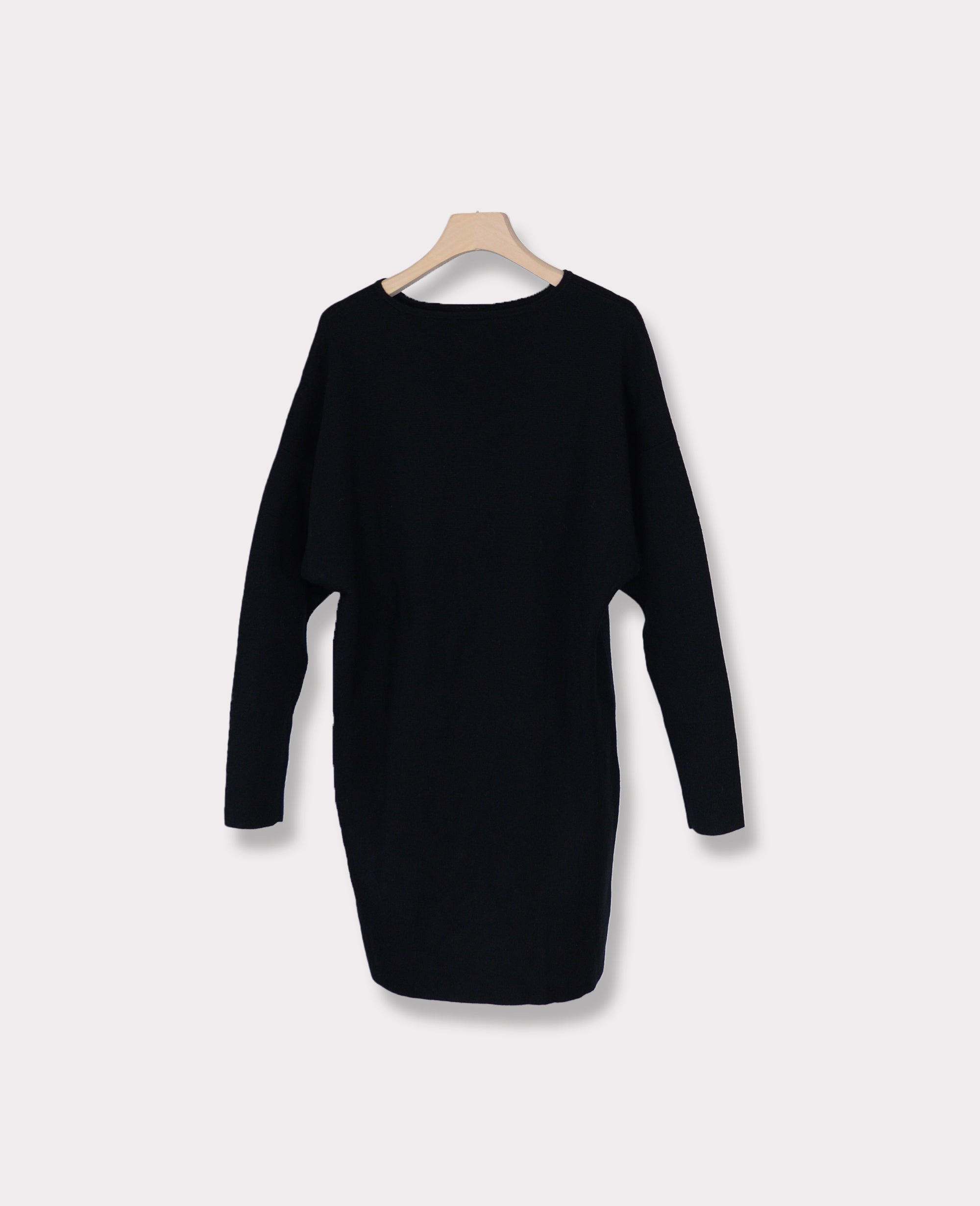 ENFÖLD Oversized Knit Dress 38 Black