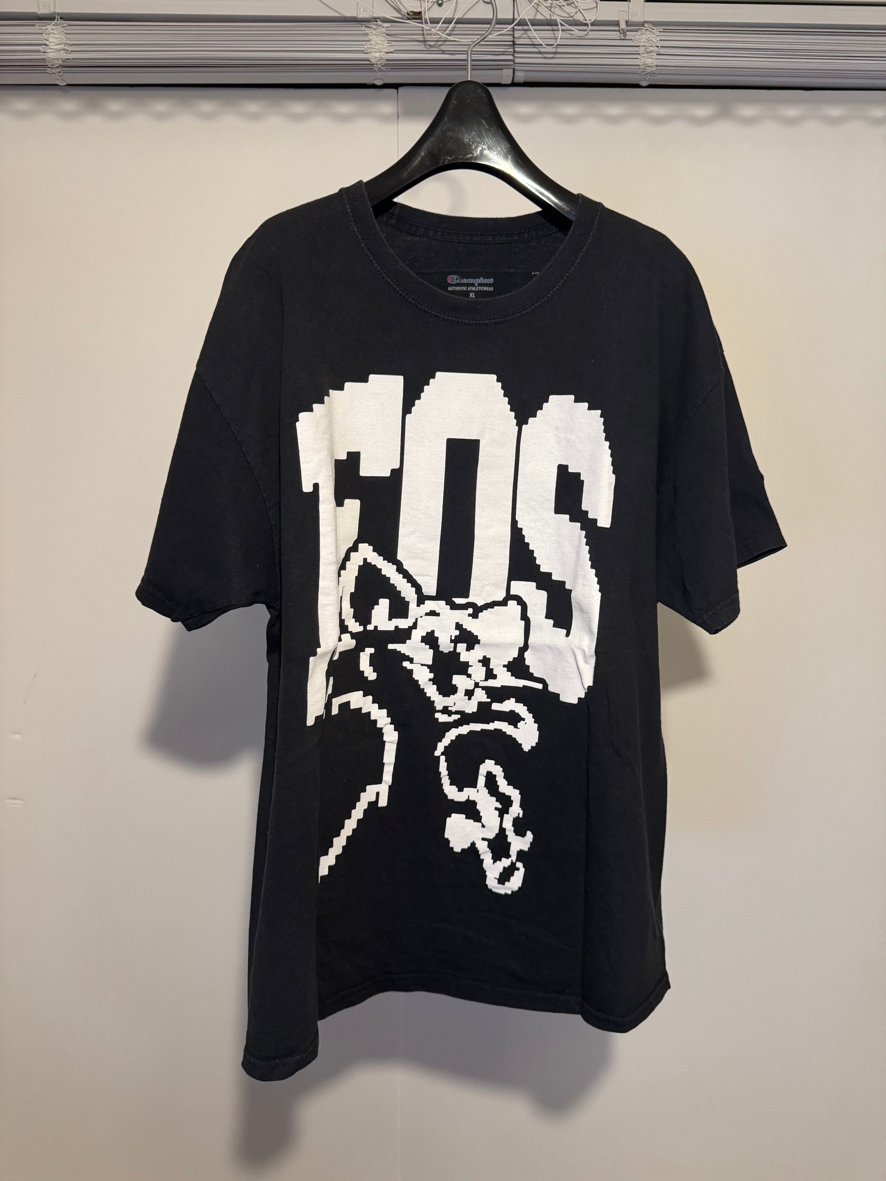 VIGIL ABLOH x Champion Pixel Graphic T-Shirt XL Black