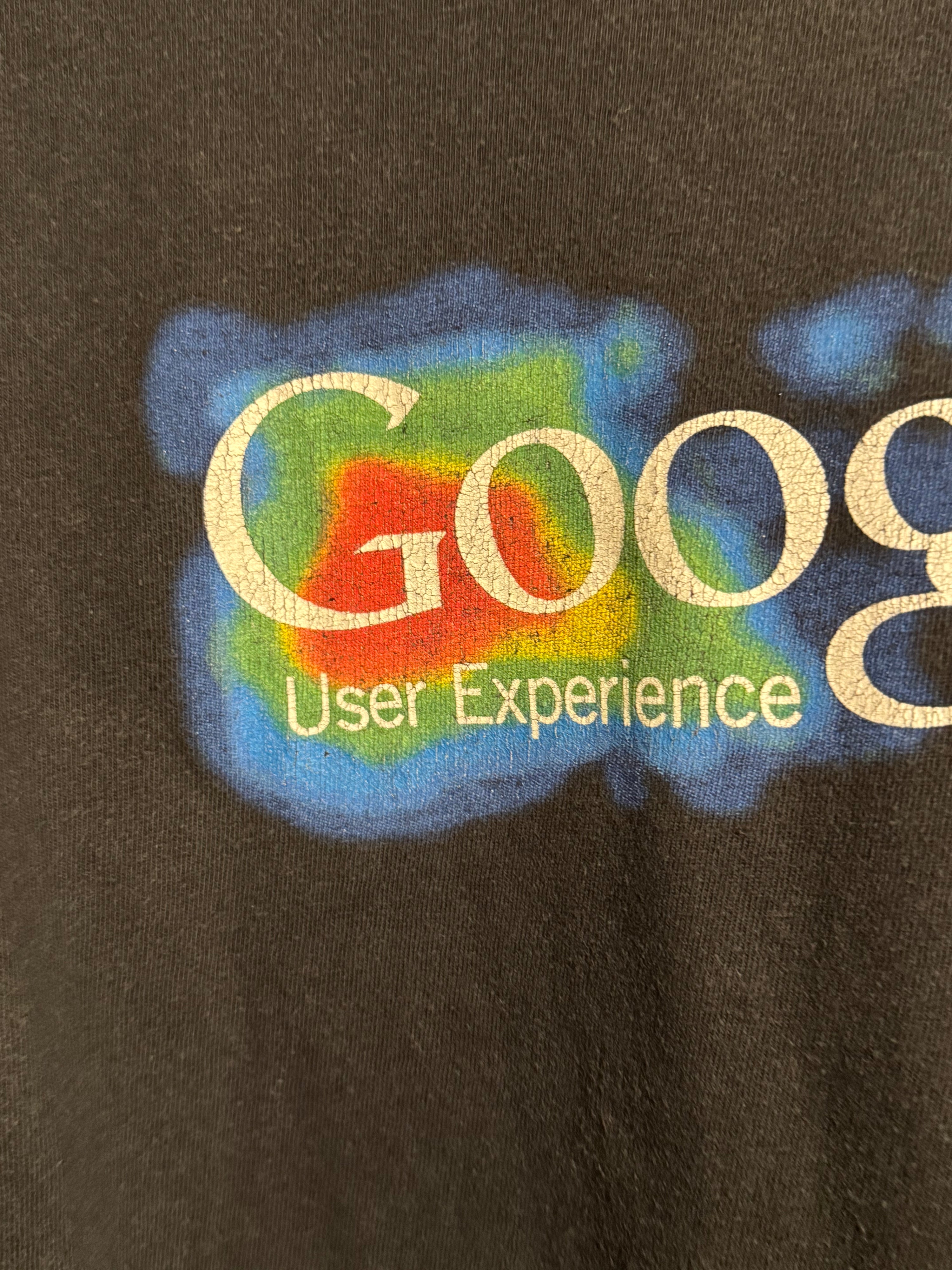 Other Vintage Google User Experience Research Graphic T-shirt L Charcoal Black
