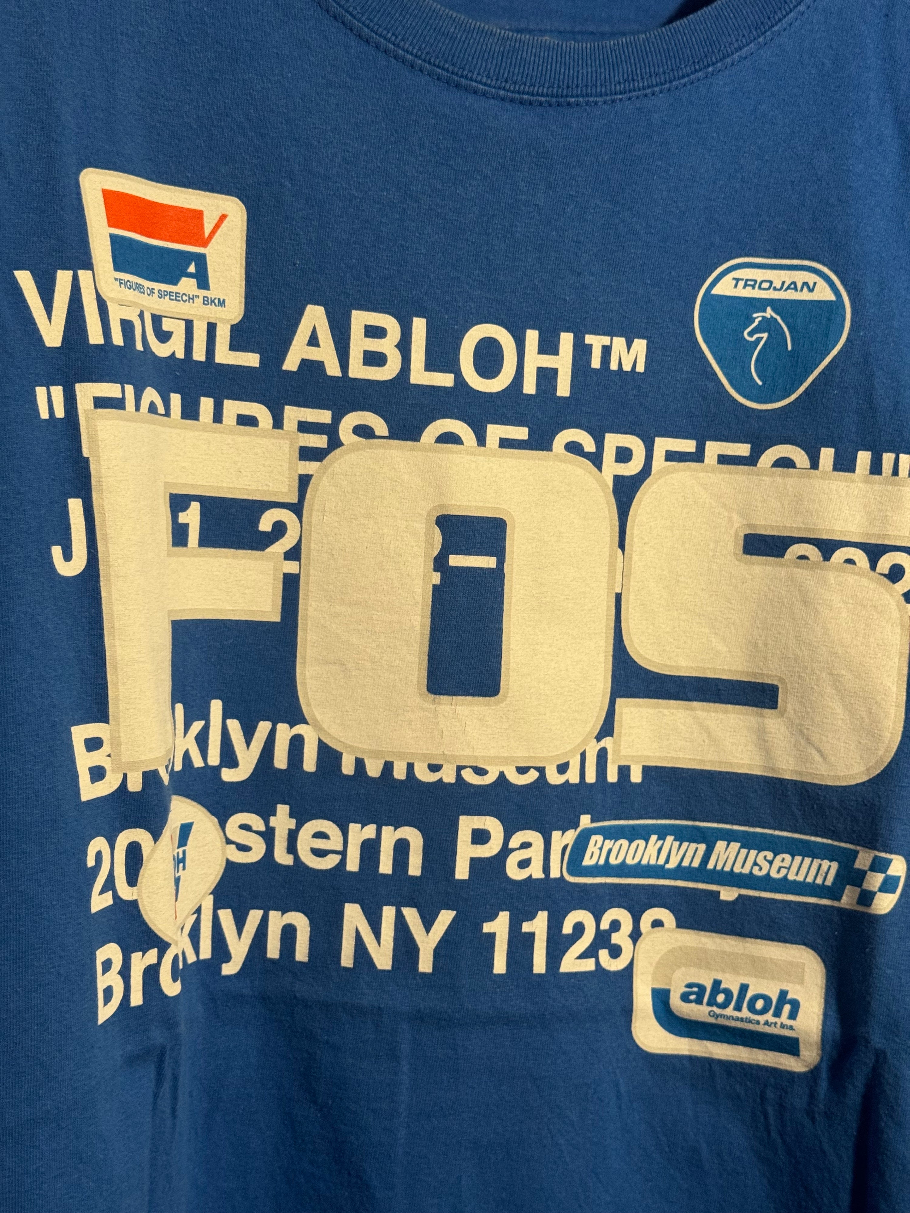 VIGIL ABLOH Figures of Speech T-Shirt XL Royal Blue