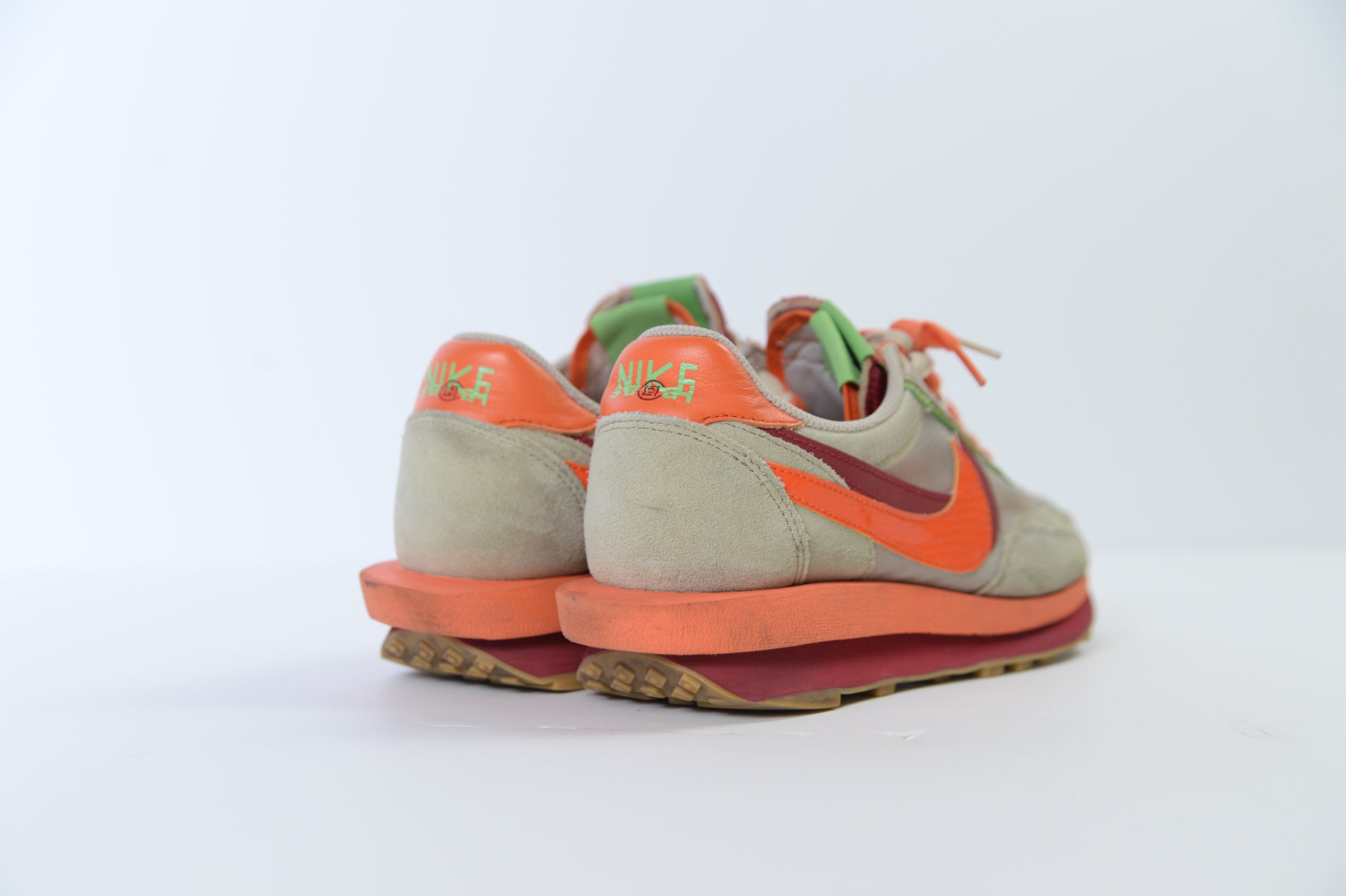 Nike Color Block Track Jacket Size 27 Beige/Orange