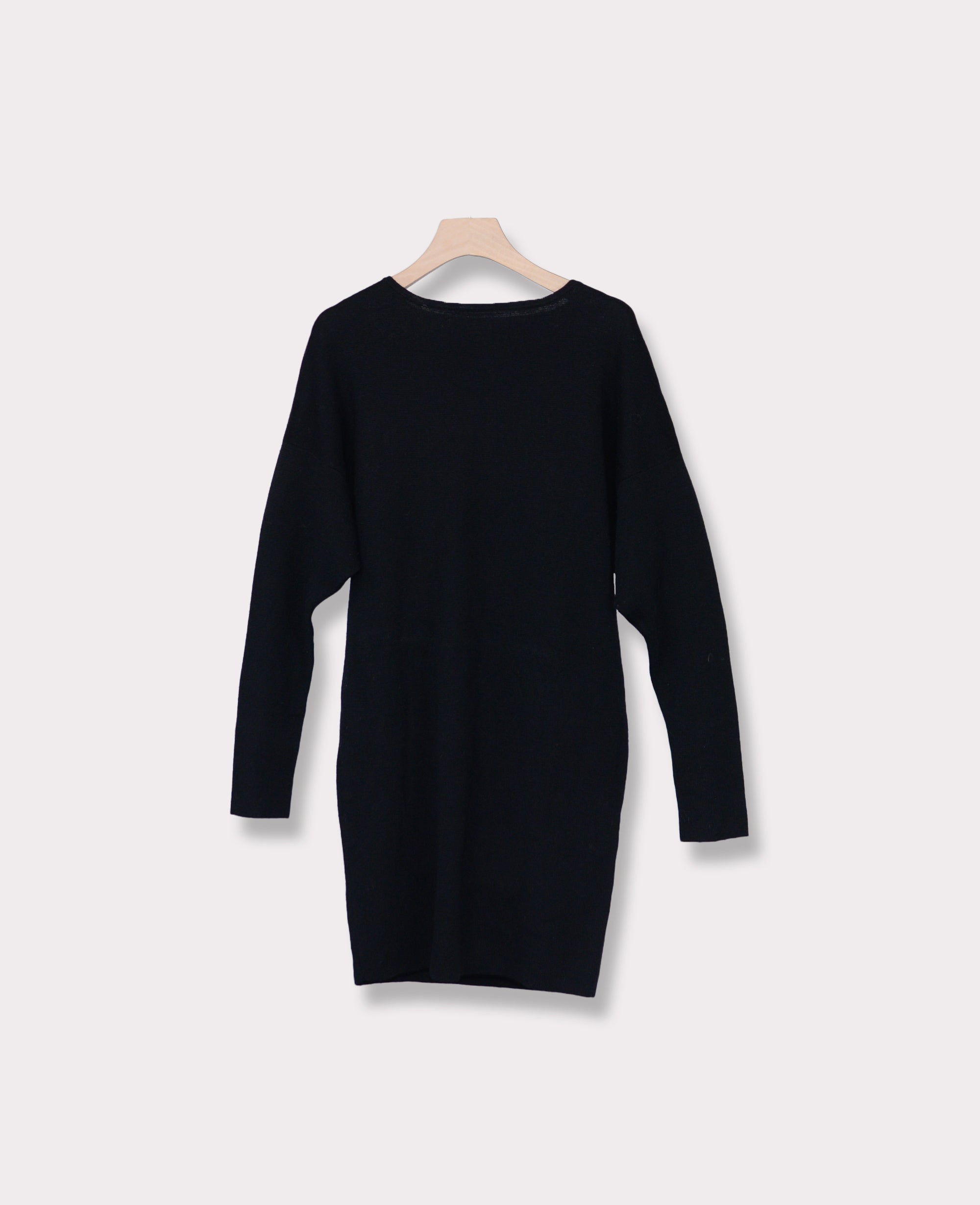 ENFÖLD Oversized Knit Dress 38 Black