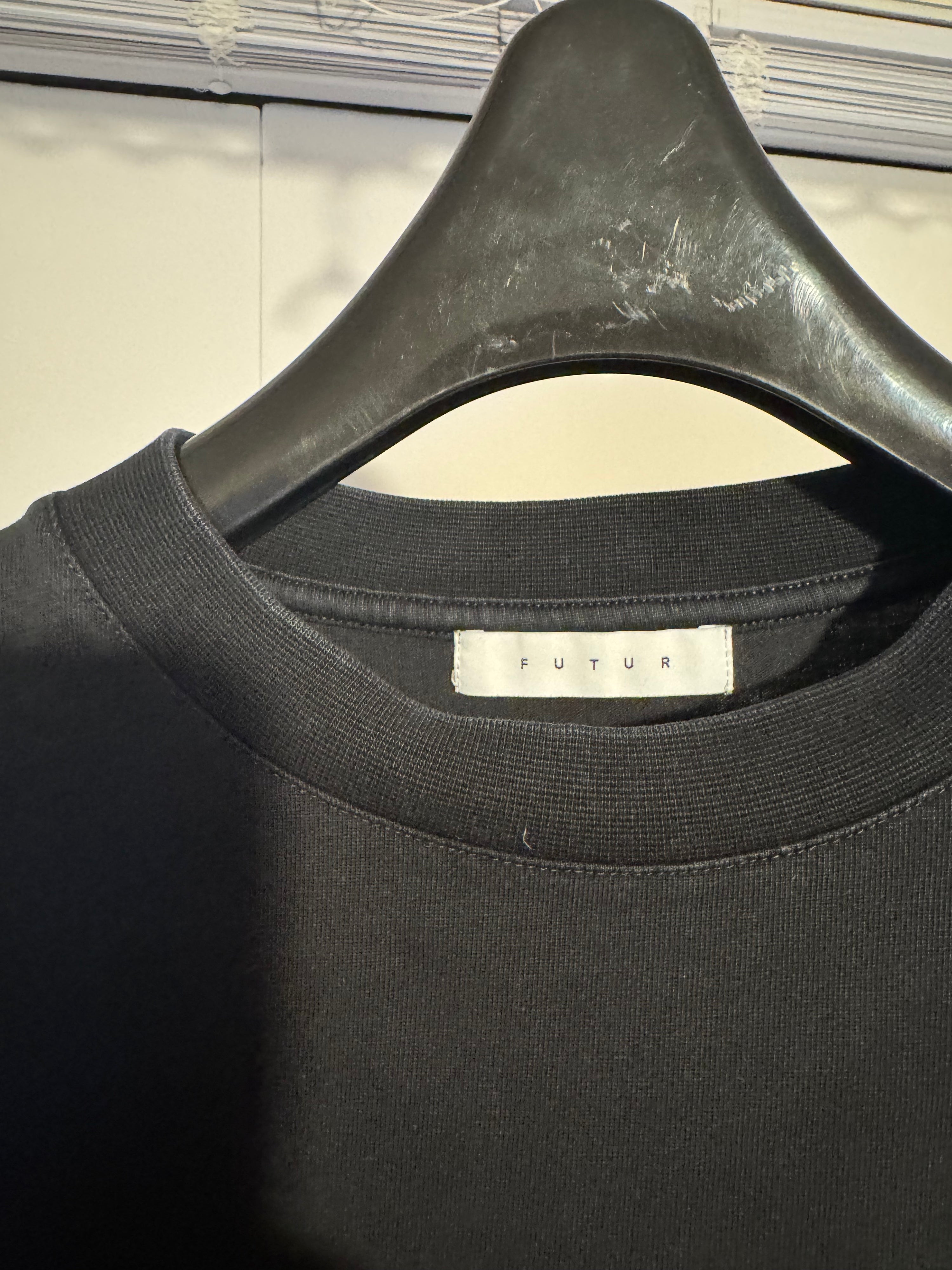 FUTUR Panelled T-shirt L Black