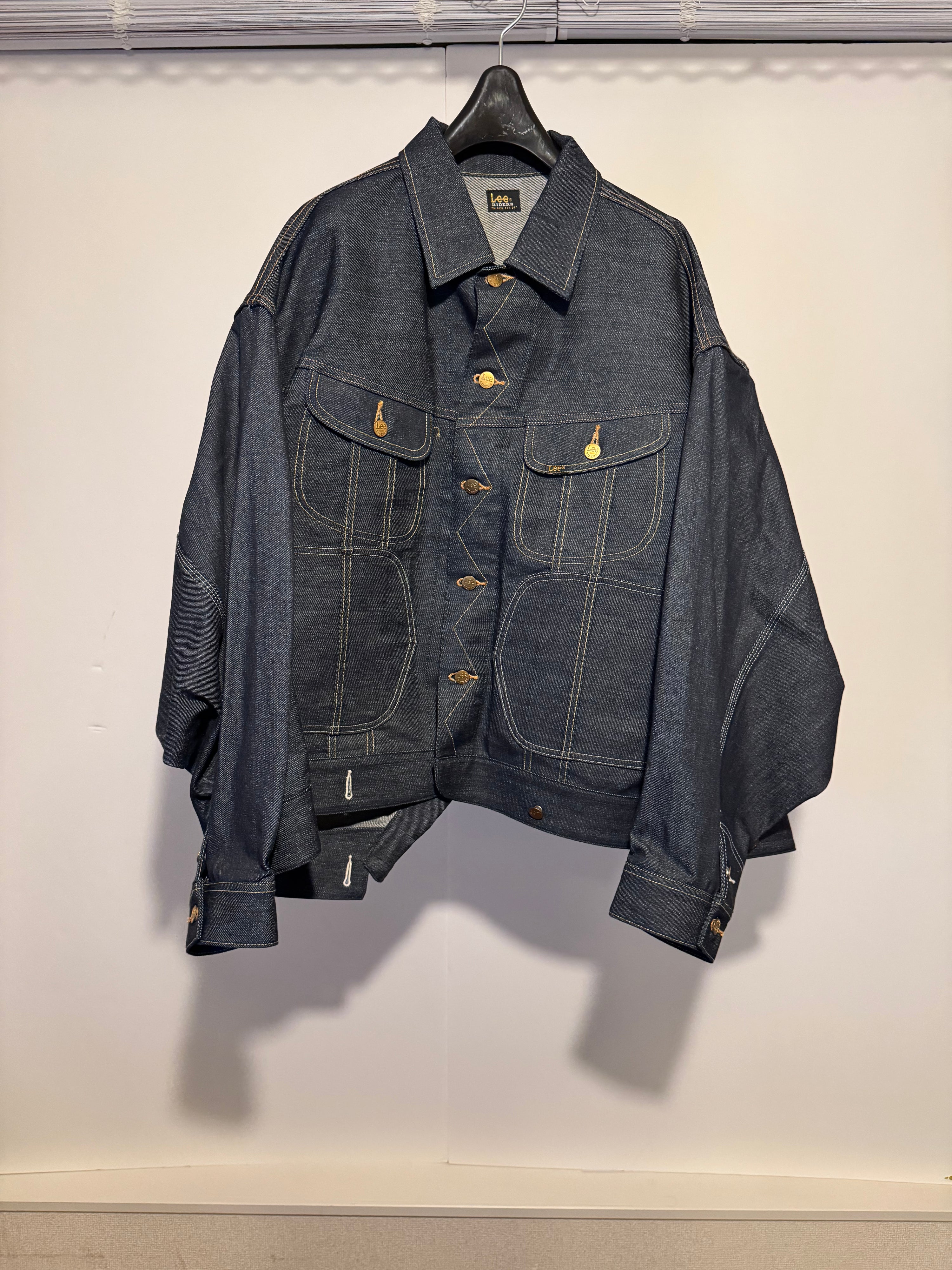 beautiful people x Lee Oversized Denim Jacket XL Deep Indigo