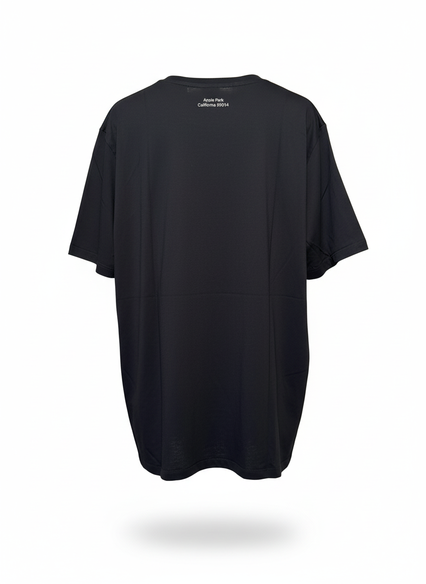 Apple Park Rainbow Ring Graphic T-Shirt L Black