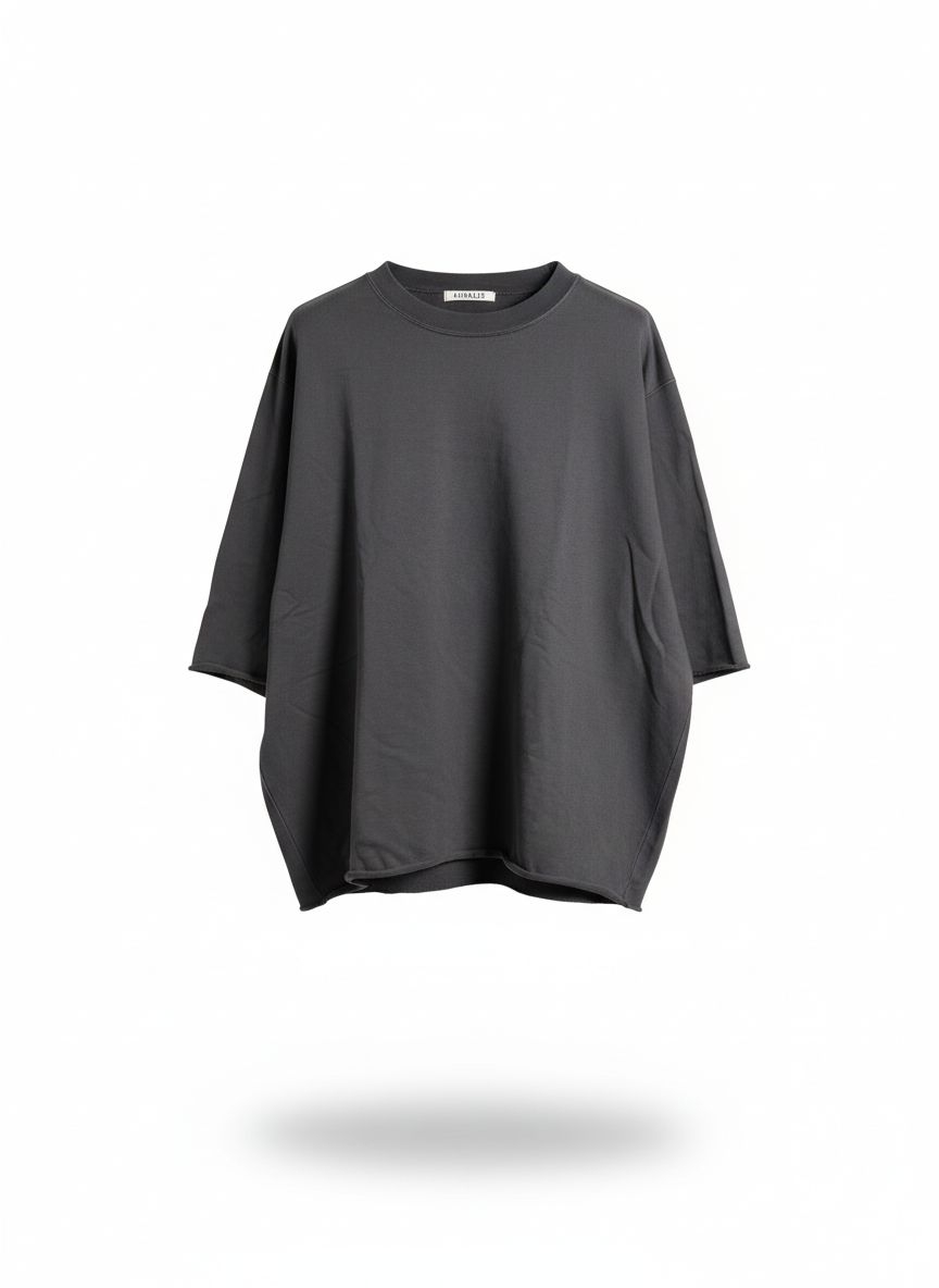 AURALEE Sweat T-shirt 1 Charcoal Gray