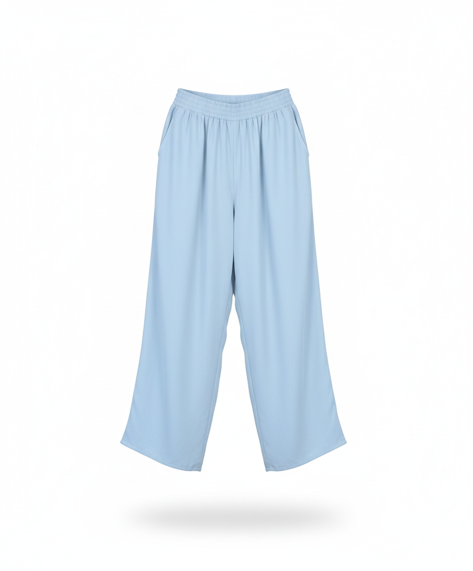 MM6 Maison Margiela Wide Leg Pants 40 Pale Blue