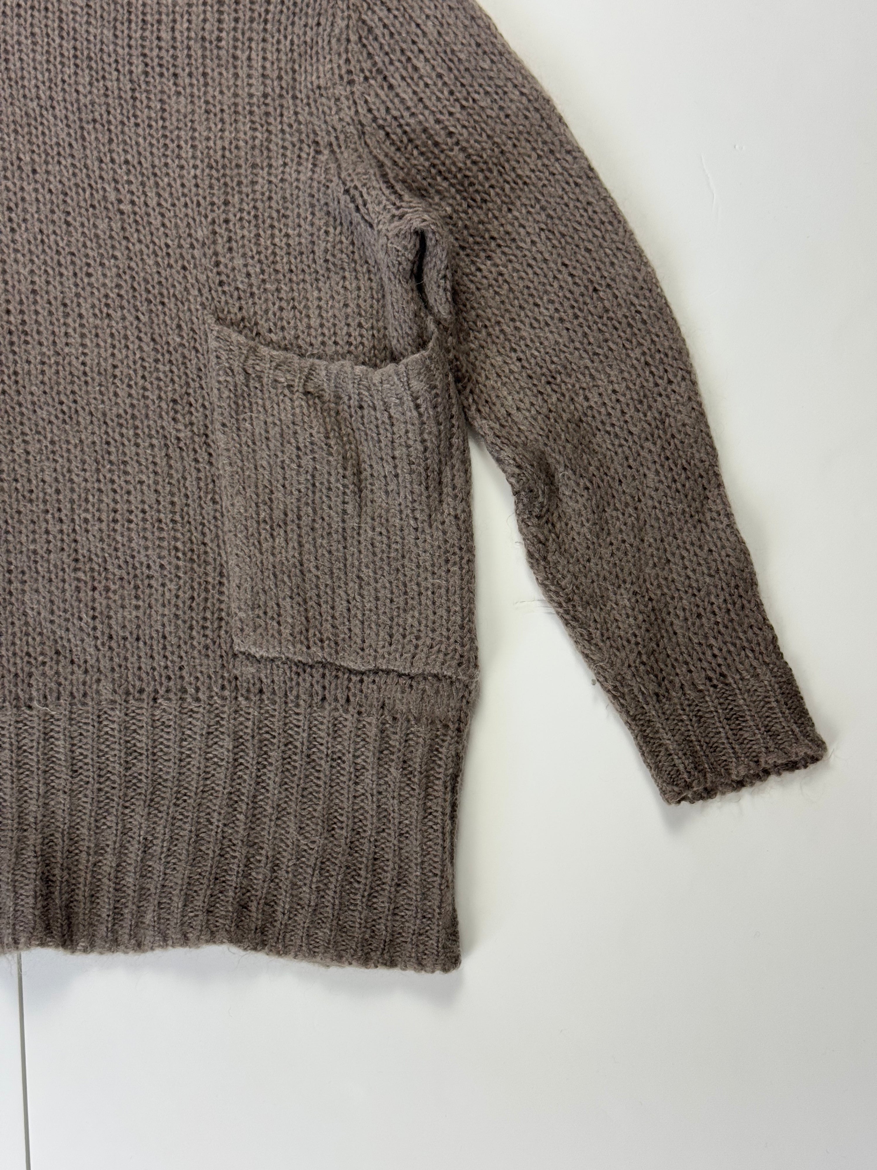 Acne Studios Distressed Mesh Knit XS Taupe