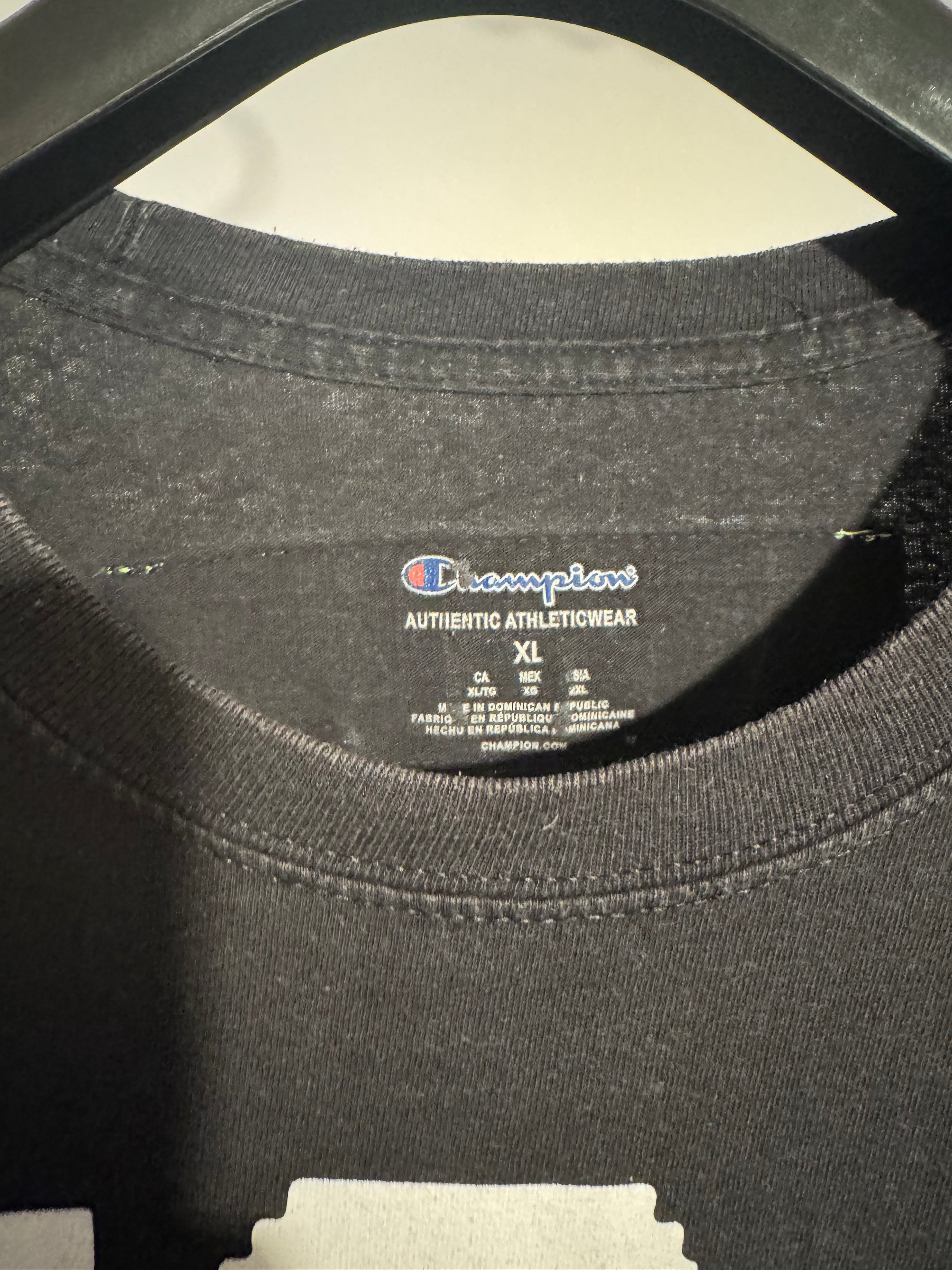 VIGIL ABLOH x Champion Pixel Graphic T-Shirt XL Black